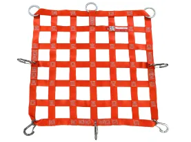 Cargo netting rings