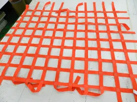 Custom cargo netting straps