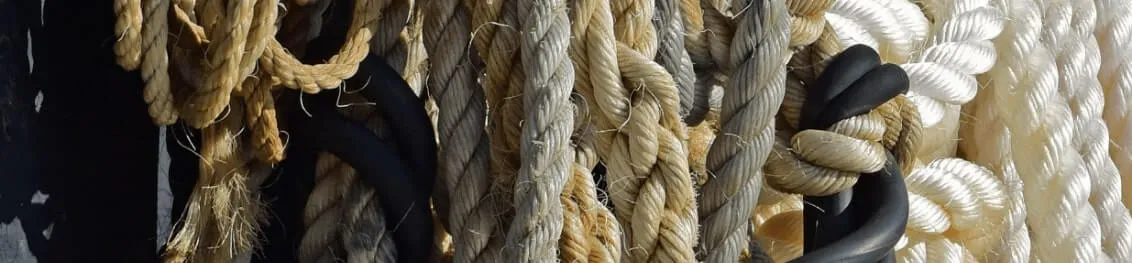 Various types of rope