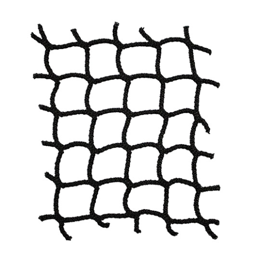 4045 Black Raw Netting