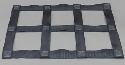 Gray polypropylene webbing netting material