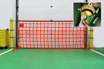Existing Bollard Safety Net