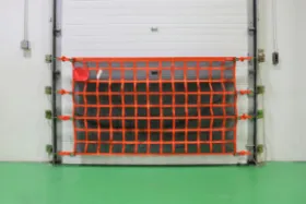 48" Tall Loading Dock Safety Net with Debris Liner