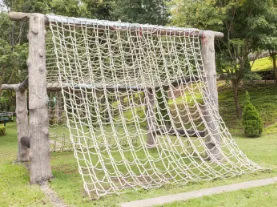 Rope Cargo Net on Posts