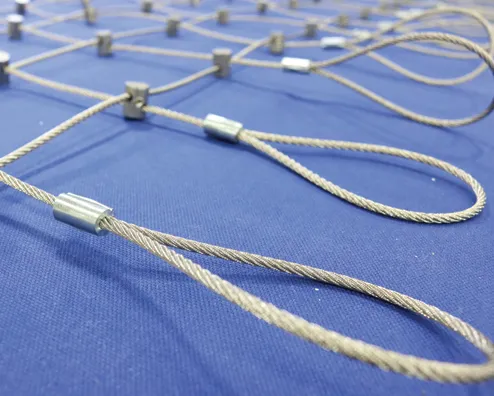 Steel Netting Closeup